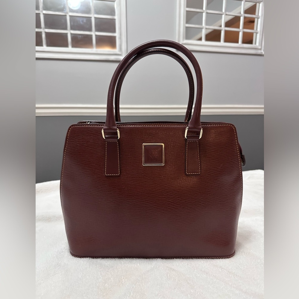 Vintage Nina Ricci Paris Brown Leather Handbag